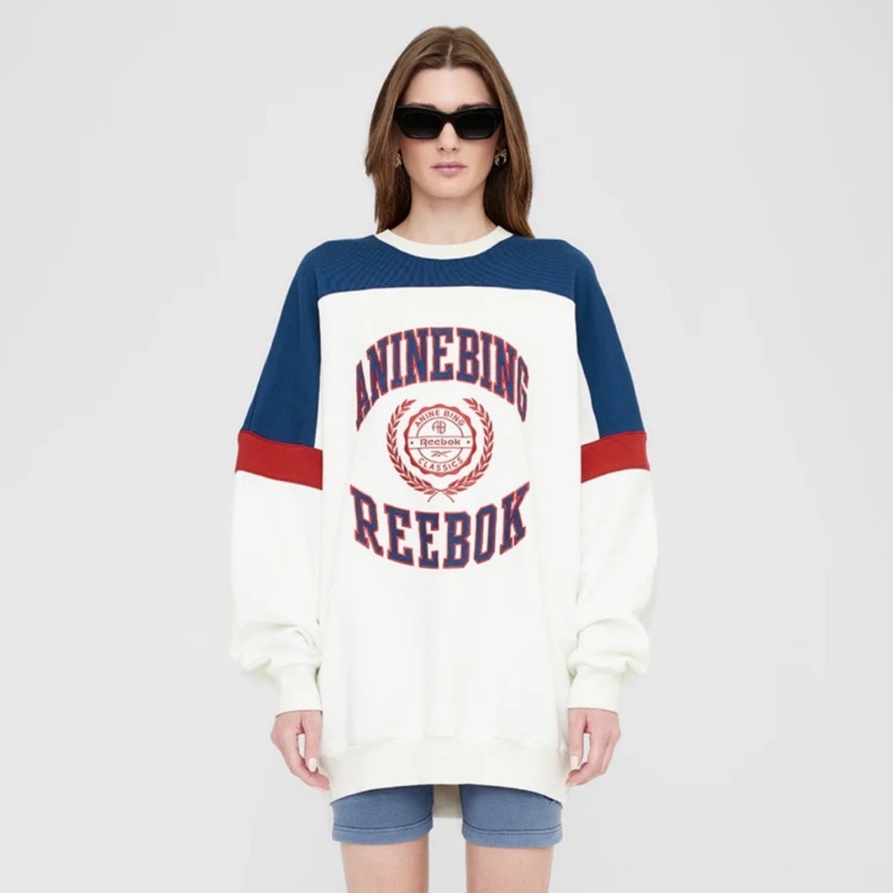 REEBOK X ANINE BING OVERSIZED CREW